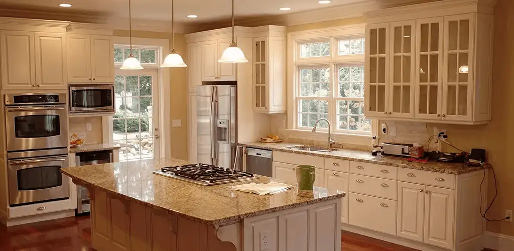 Custom cabinet door installation and kitchen upgrade in Fresno, CA